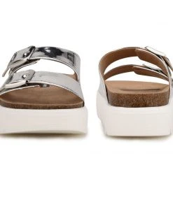 Nine West Simplee Platform Slide Sandals High Impact Platforms 10 Nine West Simplee Platform Slide Sandals High Impact Platforms