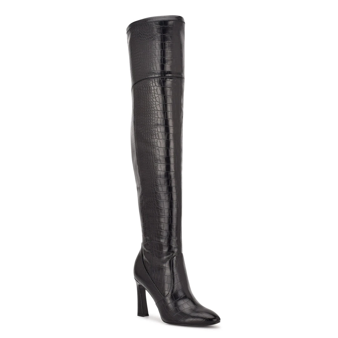 Nine West Sizzle Over The Knee Heel Boots 4 Nine West Sizzle Over The Knee Heel Boots