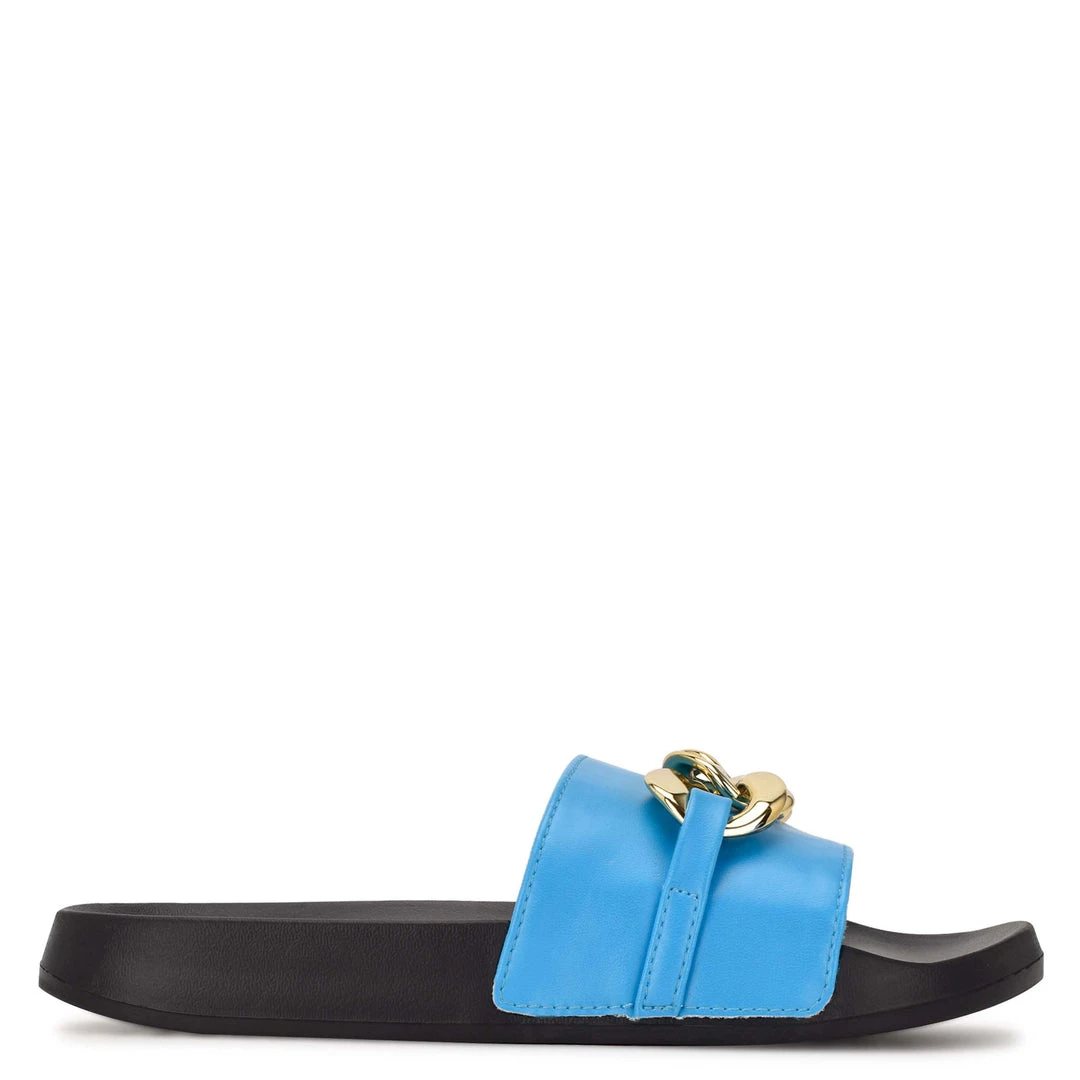 Nine West Color Pop Slinks Flat Slide Sandals 3 Nine West Color Pop Slinks Flat Slide Sandals