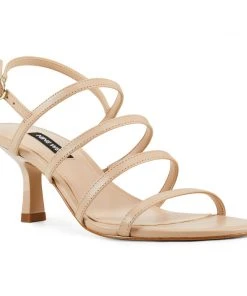 Nine West Heels Smooth Heeled Strappy Sandals