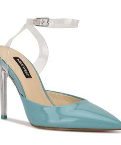 Nine West Sparkea Ankle Strap Pumps Color Pop