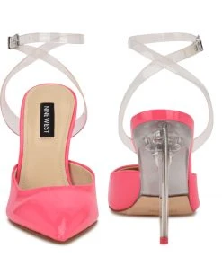 Nine West Sparkea Ankle Strap Pumps Color Pop