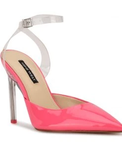 Nine West Sparkea Ankle Strap Pumps Color Pop