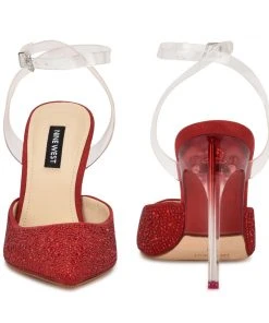 Nine West Sparkel Ankle Strap Pumps Color Pop 10 Nine West Sparkel Ankle Strap Pumps Color Pop