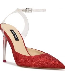 Nine West Sparkel Ankle Strap Pumps Color Pop 8 Nine West Sparkel Ankle Strap Pumps Color Pop