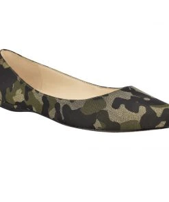 Nine West Speakup Almond Toe Flats