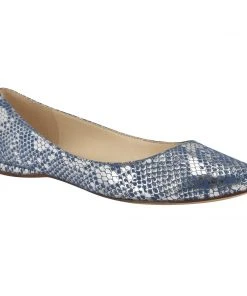 Nine West Metallic Mindset Speakup Almond Toe Flats