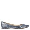 Nine West Metallic Mindset Speakup Almond Toe Flats