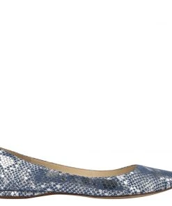 Nine West Metallic Mindset Speakup Almond Toe Flats