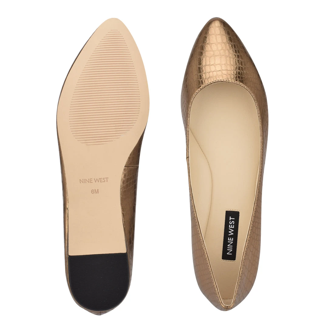 Nine West Speakup Almond Toe Flats 8 Nine West Speakup Almond Toe Flats