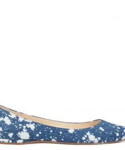 Nine West Speakup Almond Toe Flats