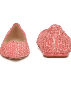 Nine West Speakup Almond Toe Flats Shoes