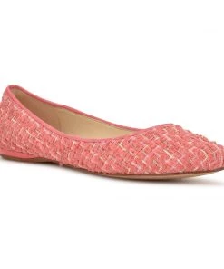 Nine West Speakup Almond Toe Flats Shoes