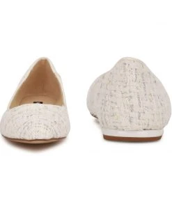 Nine West Speakup Almond Toe Flats Shoes