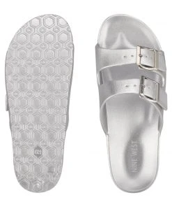 Nine West Splash Flat Slide Sandals