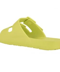 Nine West Color Pop Splash Flat Slide Sandals 9 Nine West Color Pop Splash Flat Slide Sandals
