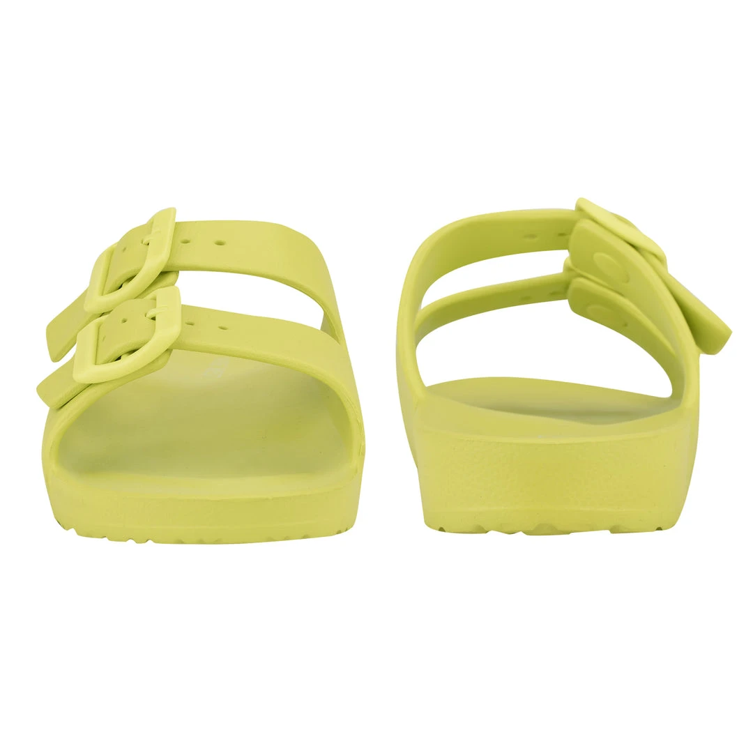 Nine West Color Pop Splash Flat Slide Sandals 6 Nine West Color Pop Splash Flat Slide Sandals