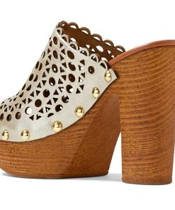 Nine West Star Heeled Clog Sandals
