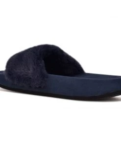 Nine West Staycozy Flat Slide Sandals Shoes