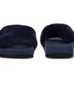 Nine West Staycozy Flat Slide Sandals Shoes