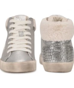 Nine West Stunnah High Top Sneakers High Impact Platforms