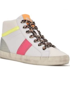 Nine West Stunnah High Top Sneakers High Impact Platforms