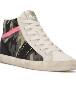 Nine West Stunnah High Top Sneakers High Impact Platforms