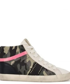 Nine West Stunnah High Top Sneakers High Impact Platforms