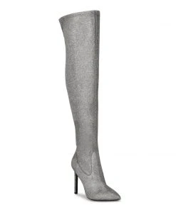 Nine West Metallic Mindset Tacy Over The Knee Boots
