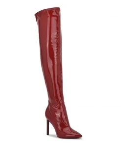 Nine West Tacy Over The Knee Boots Color Pop