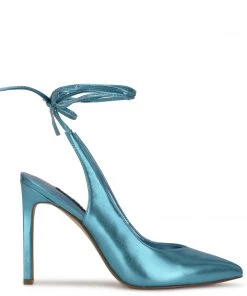 Nine West Talon Ankle Wrap Dress Pumps