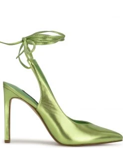 Nine West Lace It Up Talon Ankle Wrap Dress Pumps