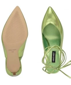 Nine West Lace It Up Talon Ankle Wrap Dress Pumps