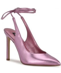 Nine West Lace It Up Talon Ankle Wrap Dress Pumps