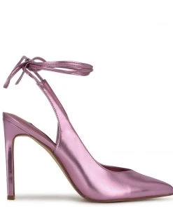 Nine West Lace It Up Talon Ankle Wrap Dress Pumps