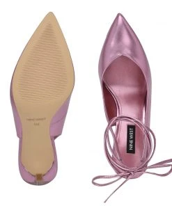 Nine West Lace It Up Talon Ankle Wrap Dress Pumps