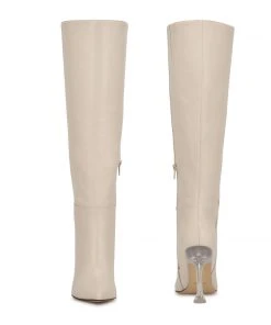 Nine West Talya Dress Boots In The Clear 10 Nine West Talya Dress Boots In The Clear