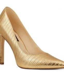 Nine West Metallic Mindset Tatiana Pointy Toe Pumps