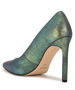 Nine West Metallic Mindset Tatiana Pointy Toe Pumps 9 Nine West Metallic Mindset Tatiana Pointy Toe Pumps