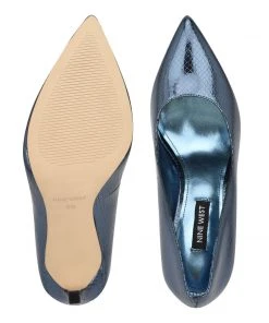 Nine West Tatiana Pointy Toe Pumps Metallic Mindset