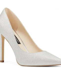 Nine West Tatiana Pointy Toe Pumps Metallic Mindset