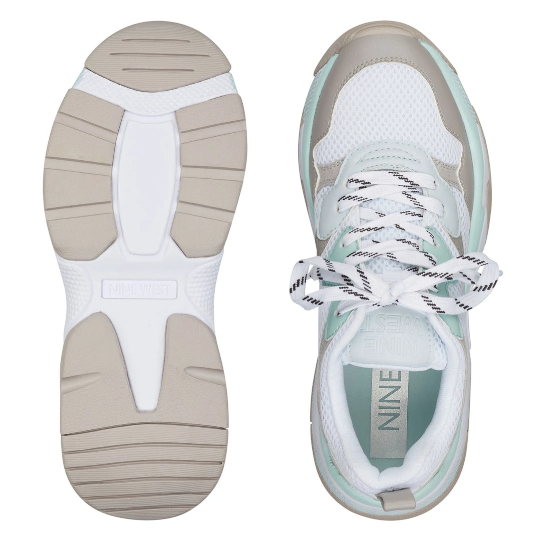 Nine West Flats Taybre Lace Up Sneakers 8 Nine West Flats Taybre Lace Up Sneakers