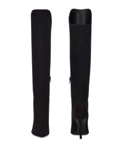 Nine West Shoes Teleena Wide Calf Heeled Boots