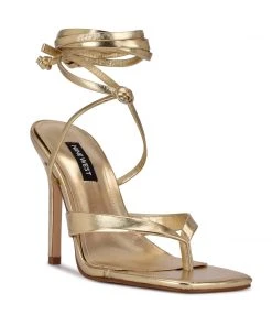Nine West Terrie Ankle Wrap Heeled Sandals