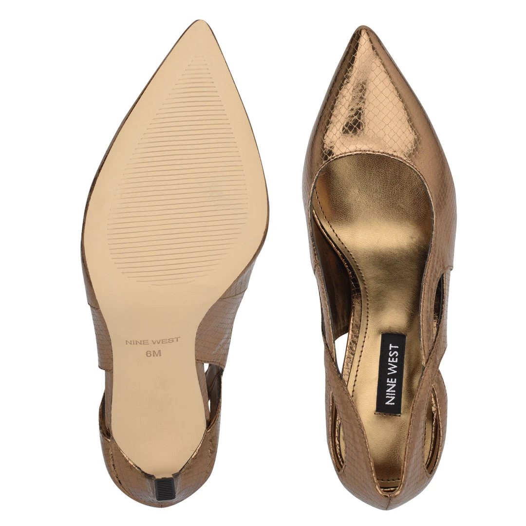 Nine West Metallic Mindset Tess Dress Pumps 8 Nine West Metallic Mindset Tess Dress Pumps