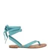 Nine West Tiedup Ankle Wrap Flat Sandals Lace It Up