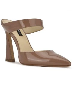 Nine West Tiger Heel Mules Heel Appeal