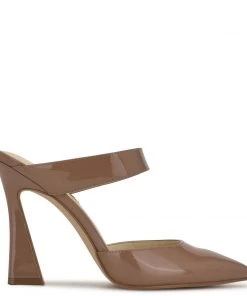 Nine West Tiger Heel Mules Heel Appeal