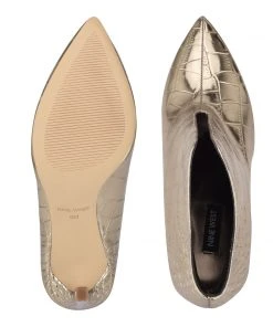 Nine West Tila Dress Booties Metallic Mindset