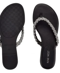 Nine West Shoes Tinee Flat Slide Sandals